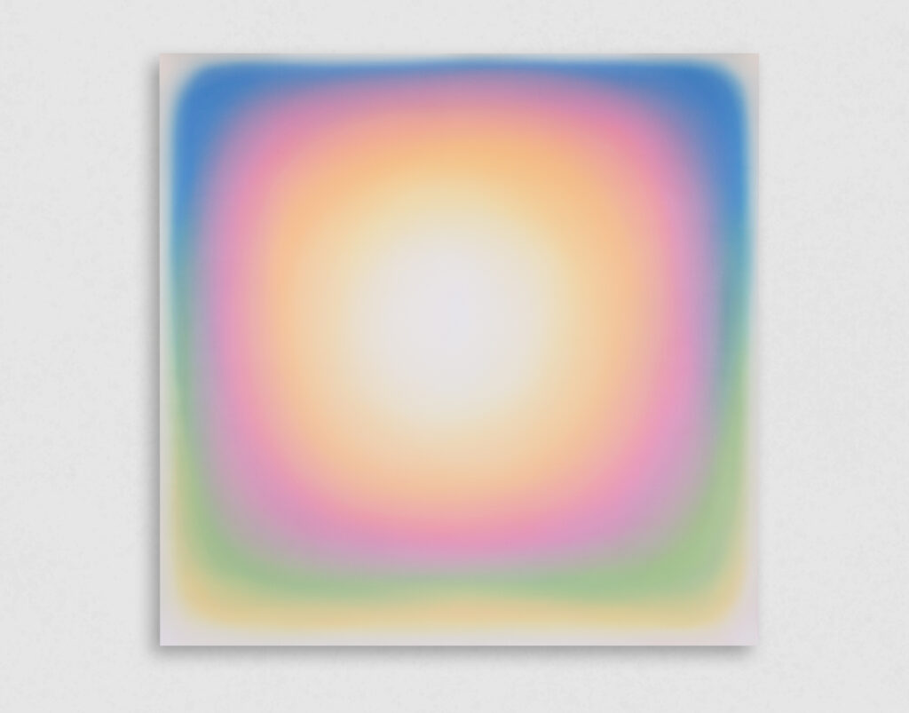 Spring Sun, 120x120 cm, oil on canvas, 2022